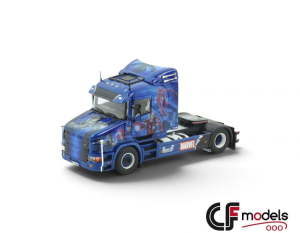 88688 Tekno Scania S4 4x2 Garage du Midi - Super Heroes