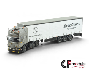 90335 Tekno Scania 144 Topline 6x2 Erik Groot Transport