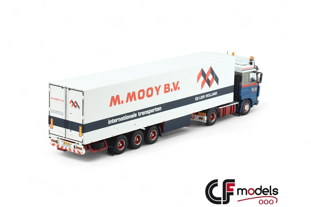 WSI,SCANIA R143 8x4 avec porte engins 3 Essieux WEEVER, 1/50, WSI01