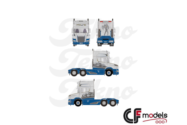 86014 Tekno Scania Torpedo Topline 6x2 Proline