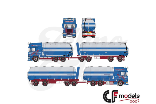 86462 Tekno Scania Série 4 Topline Linghems