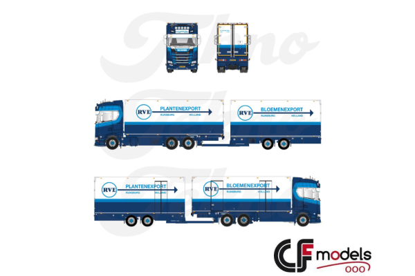 86493 Tekno Scania Next Gen S590 Michel van der Poel / RVE