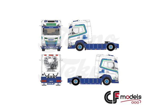 87003 Tekno DAF XG+ 4x2 HP Transped