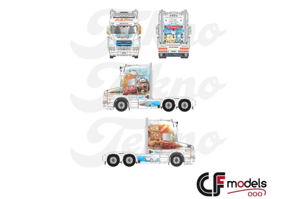 85015 Tekno Scania R Torpedo Topline J&D Pierce
