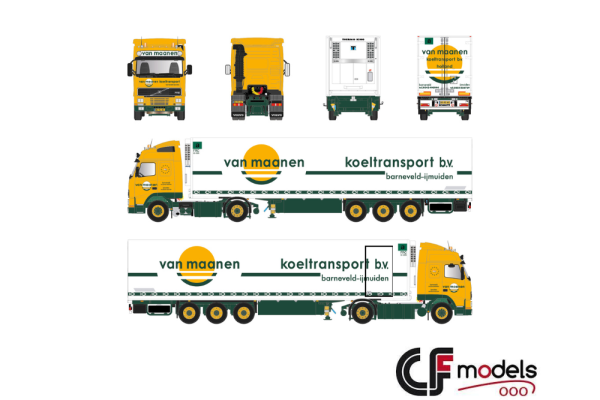 Tekno 88067 Volvo FH01 Globetrotter 4x2 Van Maanen