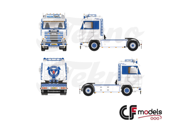 Tekno 89114 Scania 143M 450 4x2 Werktent.nl