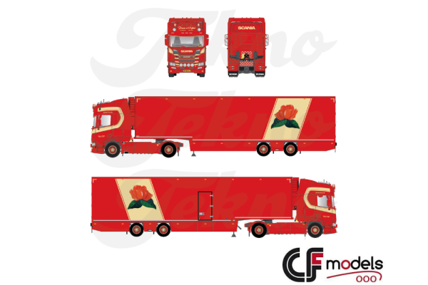 89342 Tekno Scania R530 Highline Fleurs van den Eijkel