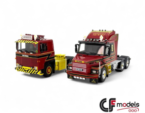 86119 Tekno Modelset Scania 142 Torpedo + Scania 140 Stjarnstroms
