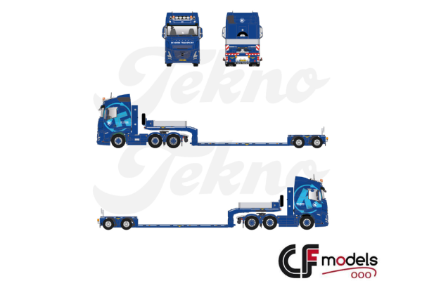 89424 Tekno Volvo FH Aero 6x2 De Kreek Transport