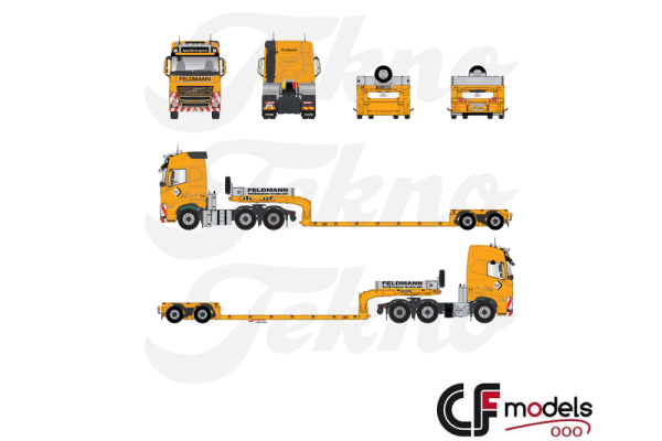 89610 Tekno Volvo FH05 GL 6x2 Feldmann