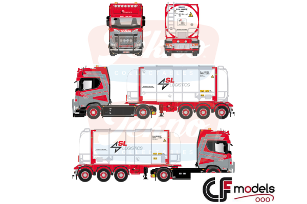 88436 Tekno Scania S530 V8 4x2 SL Logistics
