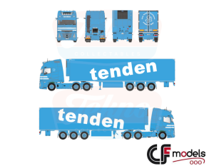 89485 Tekno Volvo FH Aero Globetrotter XXL Tenden Transport