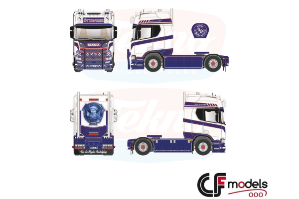 89255 Tekno Scania NGR Highline 4x2 Öttinger Transporte