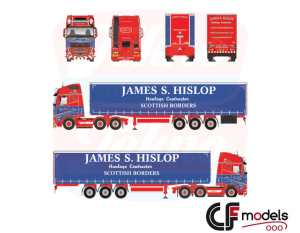 88104 Tekno Volvo FH05 GL XL 6x2 James S. Hislop