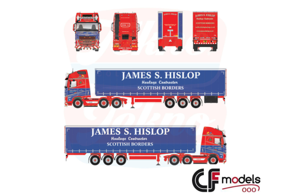 88104 Tekno Volvo FH05 GL XL 6x2 James S. Hislop