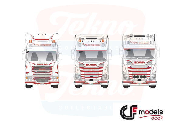 88831 Tekno set de 3 tracteurs Scania G-Trans