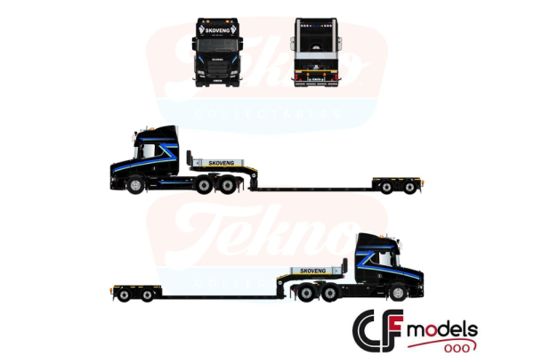 89263 Tekno Scania Tuft 6x4 Skoveng
