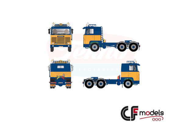 90030 Tekno Scania 140 6x2 ASG - Walter Fritz