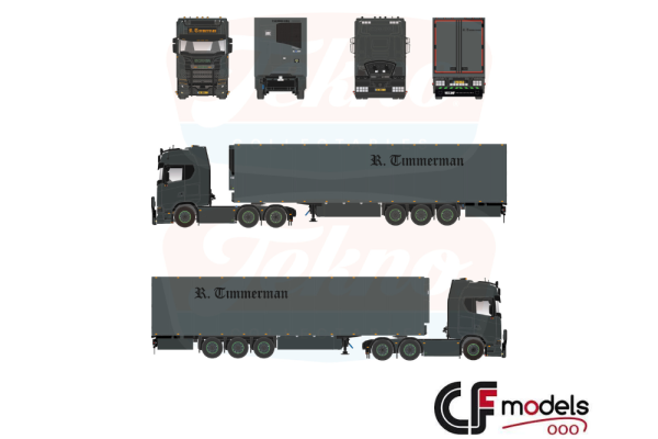88828 Tekno Scania Highline 6x2 Ruud Timmerman