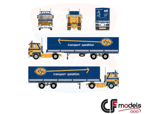 86017 Tekno Scania 141 4x2 ASG - Klippan