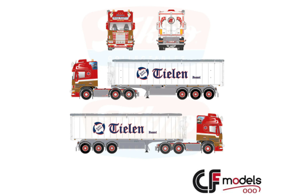 88836 Tekno Scania Topline S4 6x2 Ronny Ceusters