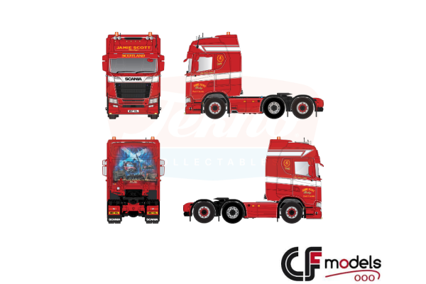 86012 Tekno Scania Next Gen S580 Highline 6x2 Jamie Scott