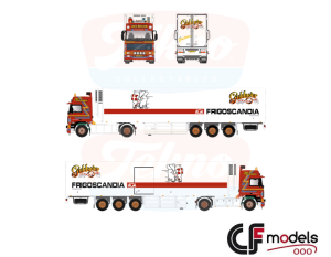87650 Tekno Volvo F12 Globetrotter Guldager - Jern Henrik