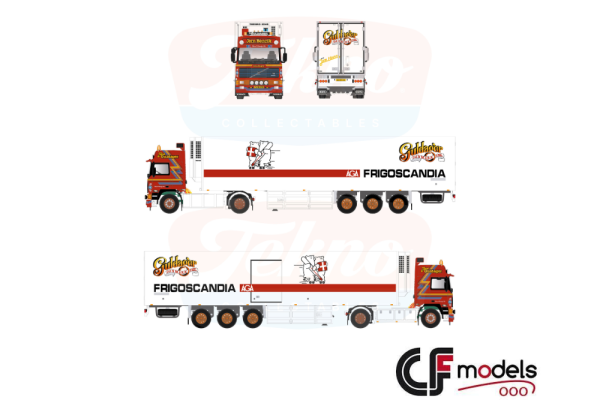 87650 Tekno Volvo F12 Globetrotter Guldager - Jern Henrik