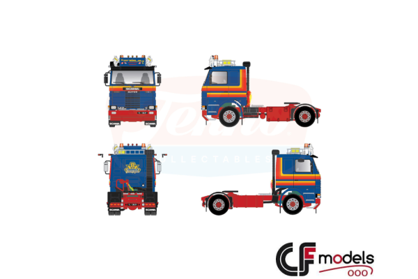 88541 Tekno Scania 142 V8 4x2 Markus Dürr