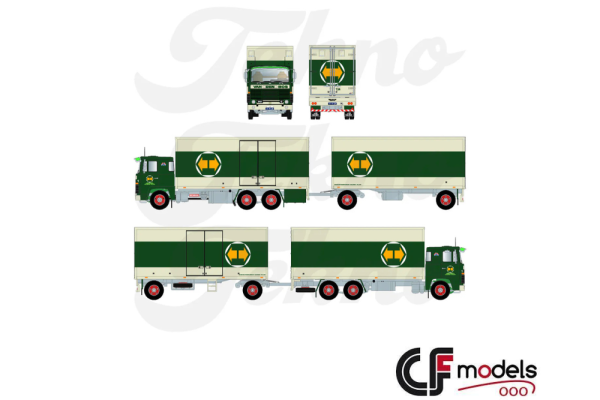 Tekno 86359 Scania 141 Van den Bos