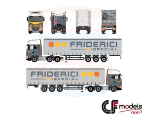 90415 Tekno Iveco S-Way 6x2 Friderici