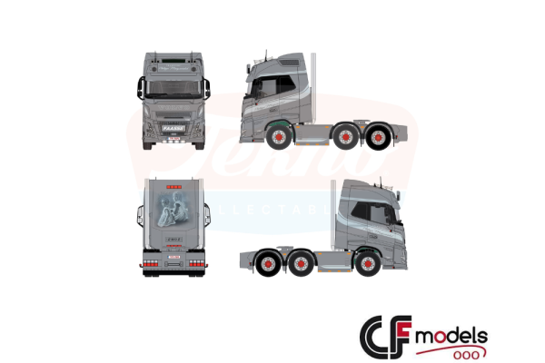 90178 Tekno Volvo FH Aero Globetrotter 6x2 Phillipe Muysewinkel