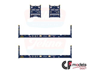 90723 Tekno TB CMA-CGM 40ft. Flatrack