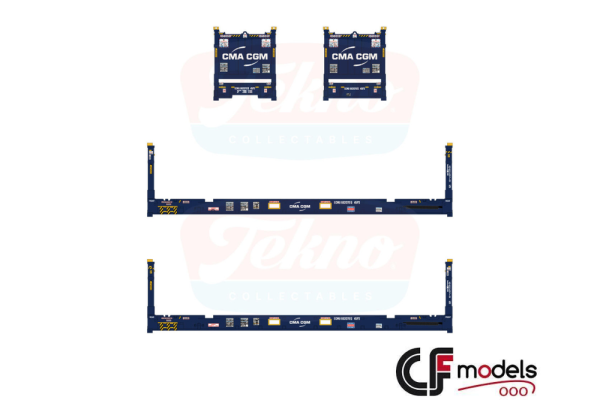 90723 Tekno TB CMA-CGM 40ft. Flatrack