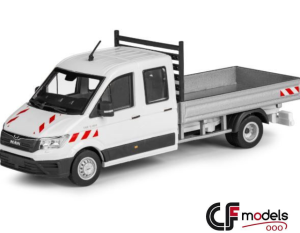 1616/02 Conrad MAN TGE 4x2 benne blanc