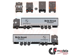 90335 Tekno Scania 144 Topline 6x2 Erik Groot Transport