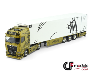 87945 Tekno Man TGX GX 4x2 Muller - Golden Commander