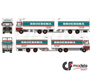 82539 Tekno Scania Topsleeper combinaison grand volume Broersma