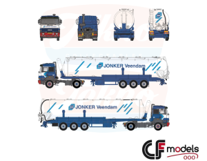 87001 Tekno Iveco Turbostar 4x2 Jonker Veendam