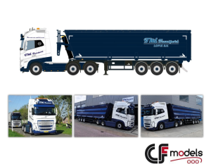 20-1332 Cavallino Volvo FH5 GL avec benne à ferraille De Jong Gameren