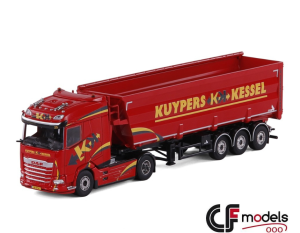 20-1291 Cavallino DAF XG avec benne à ferraille Kuypers Kessel