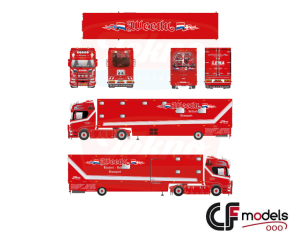 89261 Tekno Scania NGR 530 V8 4x2 Weeda - Ferry