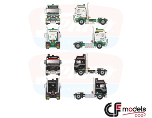91088 Tekno ensemble de 2 tracteurs Volvo F16 Globetrotter 4x2 Maguires