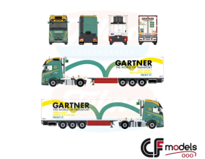 91207 Tekno Volvo FH Aero Globetrotter XL 4x2 Gartner