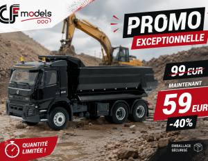 300089 Motorart Volvo FMX 6x4 benne Black Edition