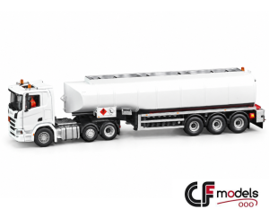 33-0219 IMC Scania R cabine de jour avec semi-remorque-citerne RTN