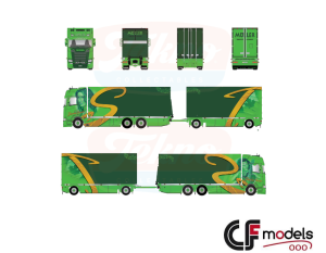 90376 Tekno Scania Next Gen 590S-V8 Highline Müller - Shania Twain