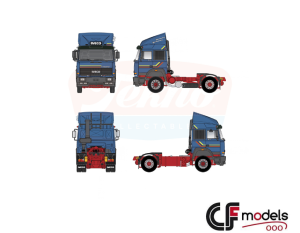 92578 Tekno TBP Iveco Turbostar 4x2 (Bleu)