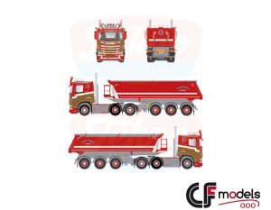 92077 Tekno Scania NGR Lowroof 6x2 Ronny Ceusters